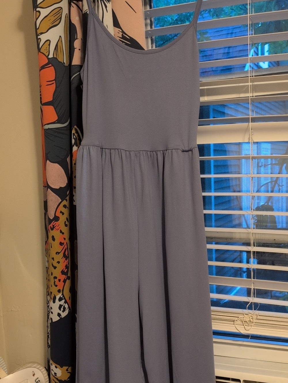 Lavender Spaghetti Strap Maxi Jumpsuit